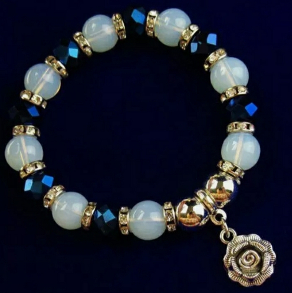 Opalite Beaded Bracelet